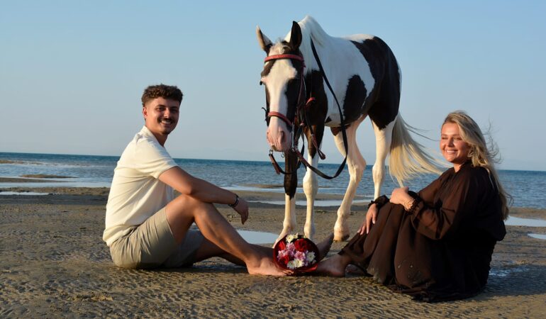 Horse Riding On The Beach